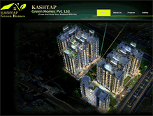 Tablet Screenshot of kashyapgreenhomes.com